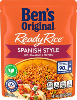 Ben's Original Ready Spanish Style Rice with Tomatoes And Peppers Pouch - 8.8 Oz - Image 2