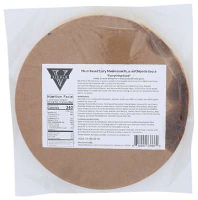 Vicola Spicy Mushroom With Chipotle Sauce Plant Based Pizza - 14.75 OZ - Image 2