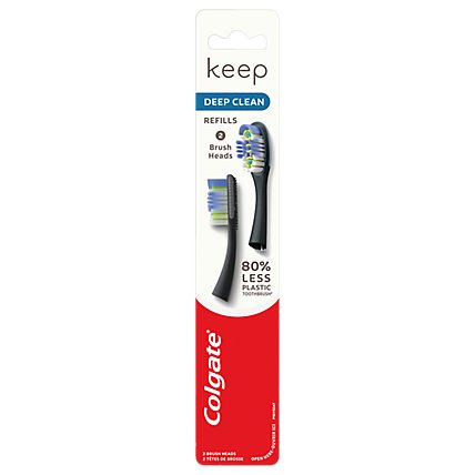 Colgate Keep Manual Toothbrush Deep Clean Refills - 2 Count