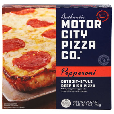 Motor City Pizza Detroit Style Pepperoni - 26.17 OZ