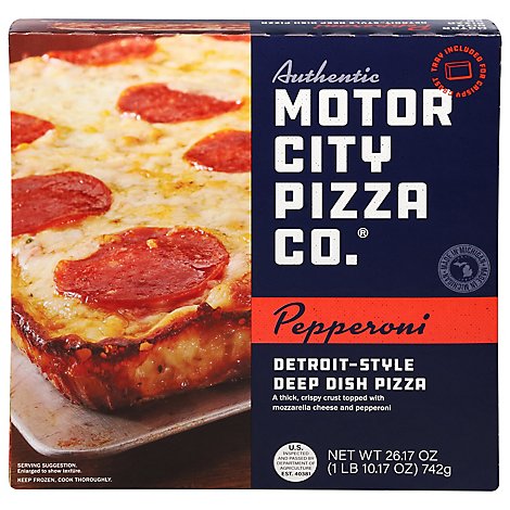 Motor City Pizza Detroit Style Pepperoni - 26.17 OZ