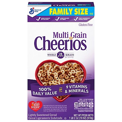 Cheerios Multi Grain Cereal - 18 OZ - Image 1