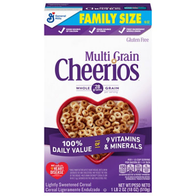 Cheerios Multi Grain Cereal - 18 OZ