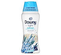 Downy Light Ocean Mist Laundry Scent Booster Beads for Washer with No Heavy Perfumes - 14.8 Oz