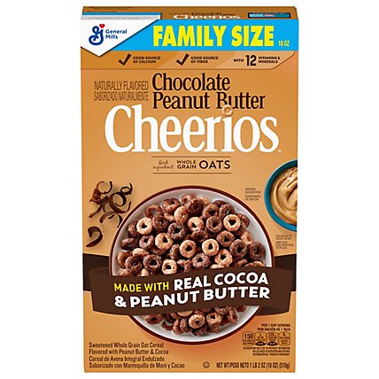 Chocolate Peanut Butter Cheerios Cereal - 18 OZ - Image 3