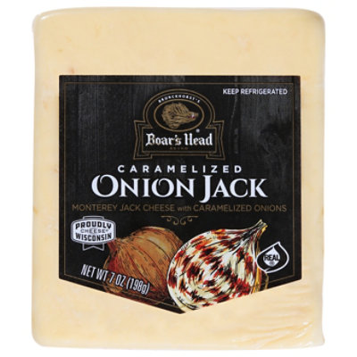 Boars Head Pre Cut Caramelized Onion Jack Cheese - 7 Oz - Image 2