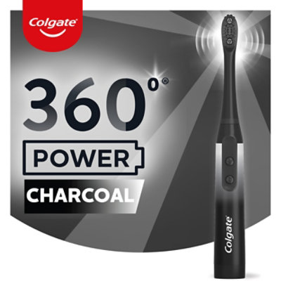 Colgate 360 Charcoal Sonic Powered Battery Toothbrush - Each - Image 2