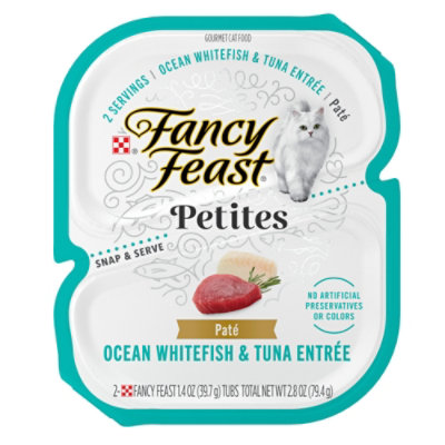 Fancy Feast Petites Ocean Whitefish Pate Wet Cat Food - 2.8 Oz - Image 1