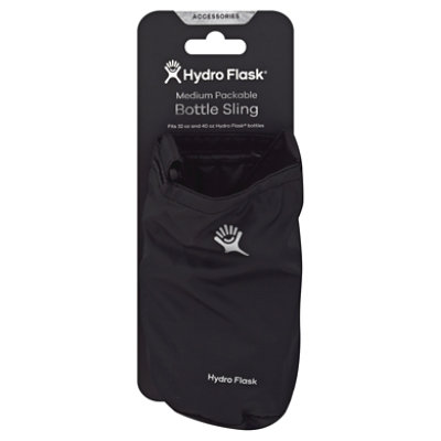 Hydro Flask Bottle Sling, Medium Packable, Black
