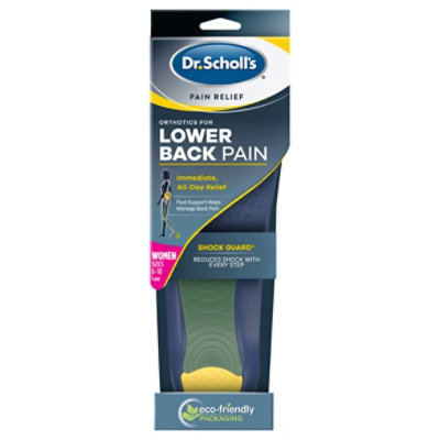 Dr Scholls Pain Relief Orthotics Lowr Bk Pain Wm - 1 PR