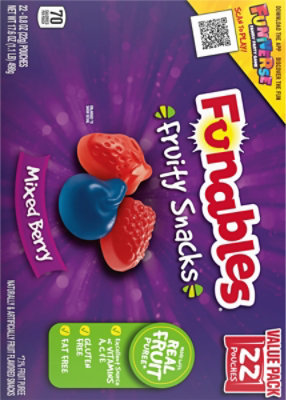 Fys Funables Fruit Snacks Mixed Berry - 17.6 OZ - Image 6