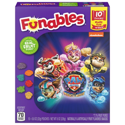 Fruit Snacks Funables Paw Patrol - 8 OZ - Image 1