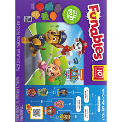 Fruit Snacks Funables Paw Patrol - 8 OZ - Image 3