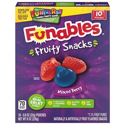 Fys Funables Fruit Snacks Mixed Berry - 8 OZ - Image 1