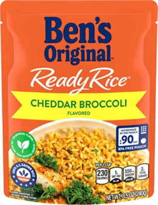 Ben's Original Ready Cheddar Broccoli Flavored Rice Pouch - 8.5 Oz - Image 2