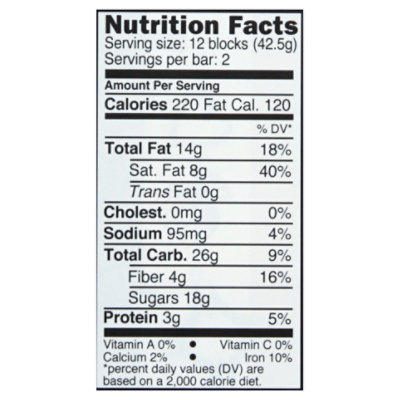 Divine 68% Dark Choc W Sea Salt & Toffee - 3OZ - Image 3