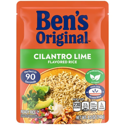Ben's Original Ready Cilantro Lime Flavored Rice Pouch - 8.5 Oz - Image 4