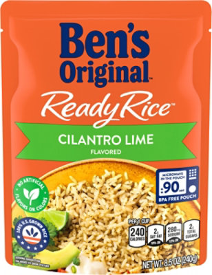 Ben's Original Ready Cilantro Lime Flavored Rice Pouch - 8.5 Oz - Image 2