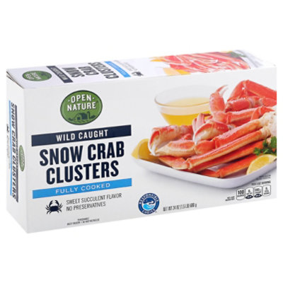 Open Nature Snow Crab Clusters - 24 Oz