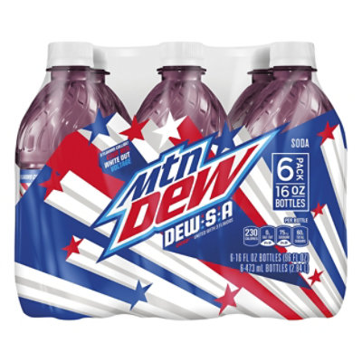 Mtn Dew Dew S A Soda Code Red White Out Voltage Count Bottle 96 Fz Albertsons