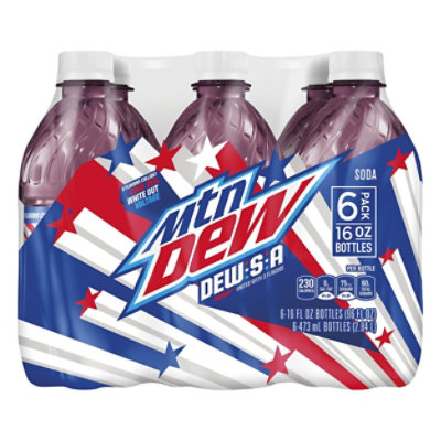 Mtn Dew Dew S A Soda Code Red White Out Voltage Count Bottle 96 Fz Balducci S