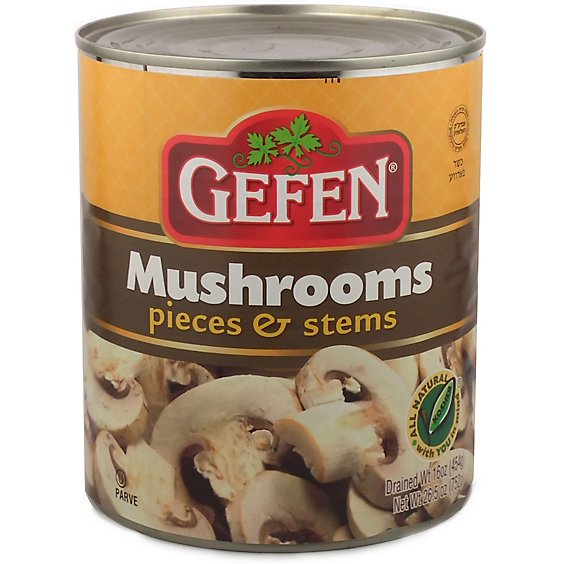 Gefen Mushroom Stems & Pieces - 16OZ