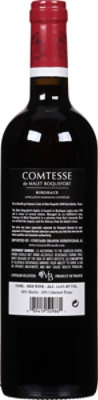 Comtesse De Malet Roquefort Bordeaux Rouge Wine - 750 ML - Image 4