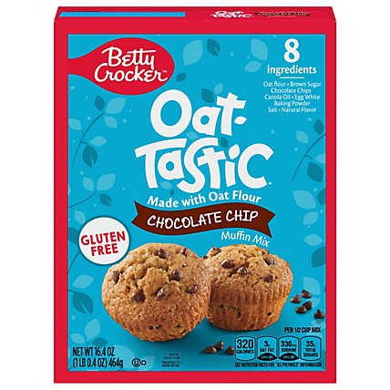 Betty Crocker Oat-tastic Chocolate Chip Muffin Mix - 16.4 OZ - Image 1