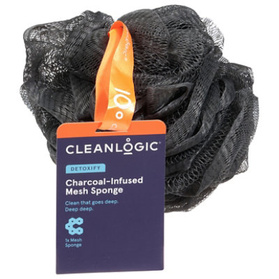 Cleanlogic Detoxify Mesh Sponge Invigorating - Each - Image 1