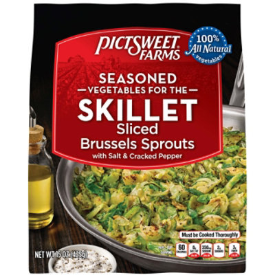 Pictsweet Farms Vegetables for the Skillet Seasoned Sliced Brussels Sprouts- 15 oz