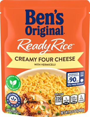 Ben's Original Ready Creamy Four Cheese Flavored Rice Pouch - 8.5 Oz - Image 2