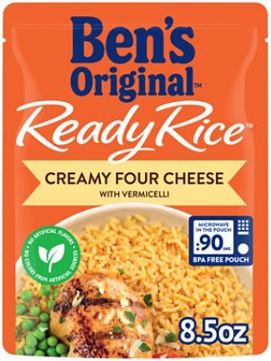 Bens Original Creamy Four Cheese Ready Rice Side Dish - 8.5 OZ