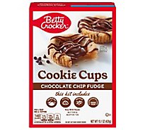 Betty Crocker Chocolate Chip Fudge Cookie Cups - 15.1 OZ