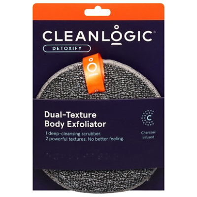 Cleanlogic Detoxify Body Exfoliator Dual Texture - Each
