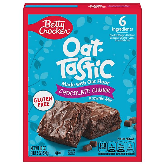 Betty Crocker Oat-tastic Chocolate Chunk Brownie Mix - 18 OZ