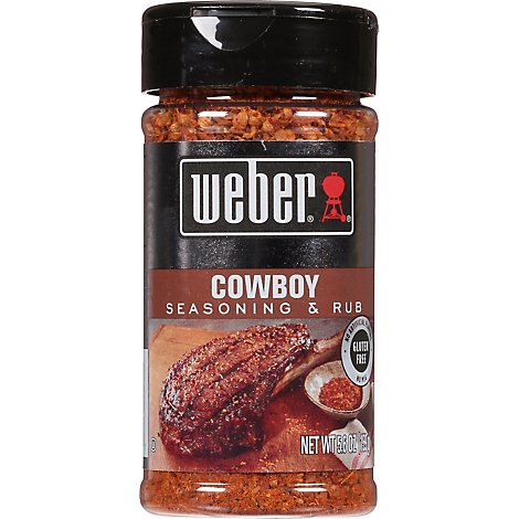 Cowboy Seasoning & Rub Great For Meat And Chicken As Well As Burgers - 5.6 OZ