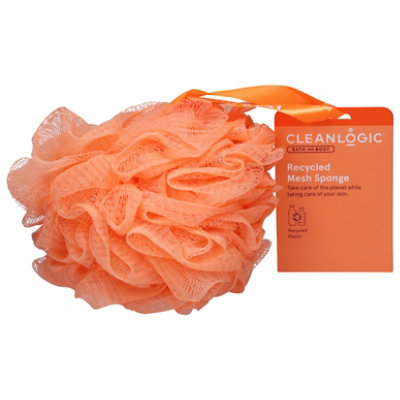 Cleanlogic Bath & Body Mesh Sponge Recycled - Each - Image 1