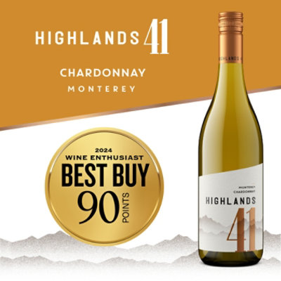 Highlands 41 Chardonnay Wine - 750 ML - Image 1