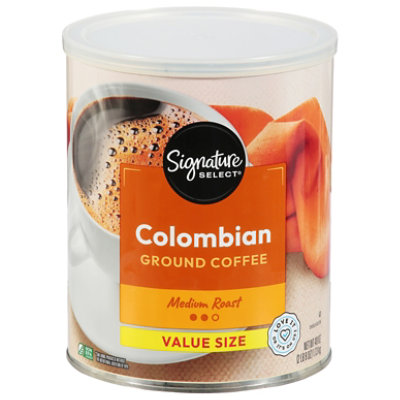 Signature SELECT Coffee Can Colombian Ground Family Size - 40 OZ