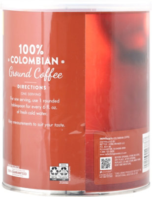 Signature SELECT Coffee Can Colombian Ground Family Size - 40 OZ - Image 6