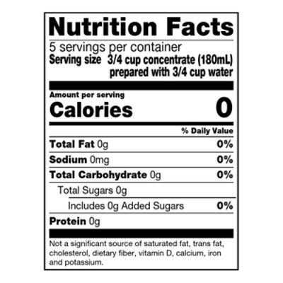 Tazo Unsweet Iced Zen Tea Concentrate - 32 FZ - vons