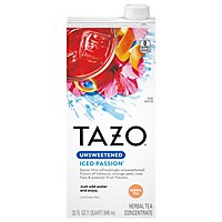 Tazo Tea Concentrate Unsweetened Iced Passion Tea - 32 FZ - Image 1