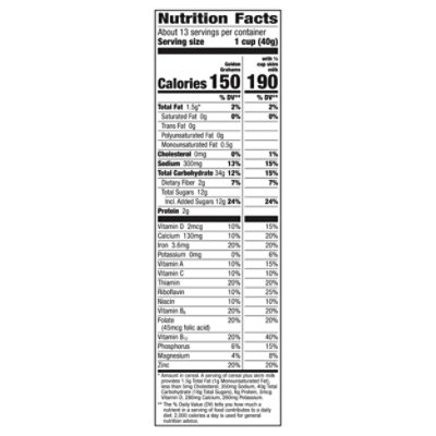 Golden Grahams Cereal - 18.9 OZ - Image 4