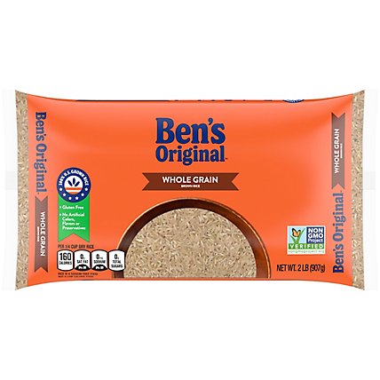 Bens Original Whole Grain Brown Rice - 2 LB - Image 2
