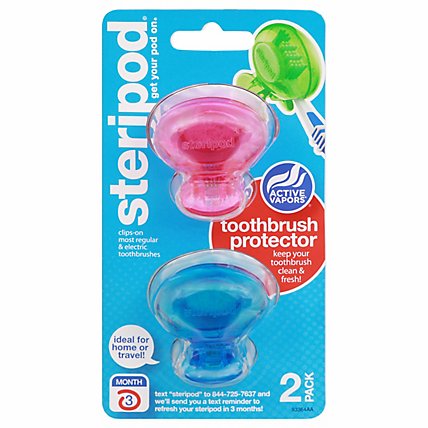 Steripod Adult Toothbrush Cover - 2pk - 2 CT - Image 3