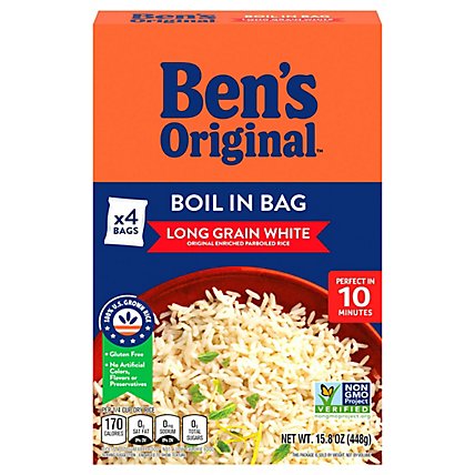 Bens Original Boil In Bag Rice - 15.8 OZ