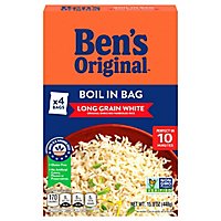 Ben's Original Boil In Bag Long Grain White Enriched Parboiled Rice Box - 15.8 Oz - Image 2