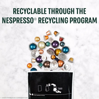 Starbucks Dark Roast Espresso Roast Coffee Capsules for Nespresso Vertuo Box 10 Count - Each - Image 7