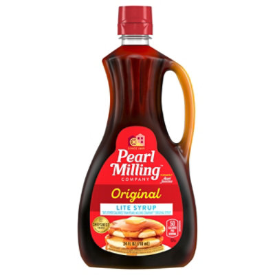 Pearl Milling Company Lite Regular Syrup - 24 Fl Oz