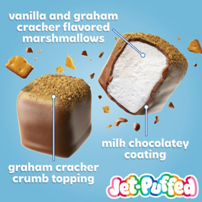 Jet-Puffed Marshmallow Bites S’mores Flavored Coated Marshmallows - 4 Oz - Image 3